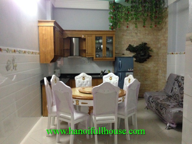 A small nice serviced apartment in Cau Giay dist for rent